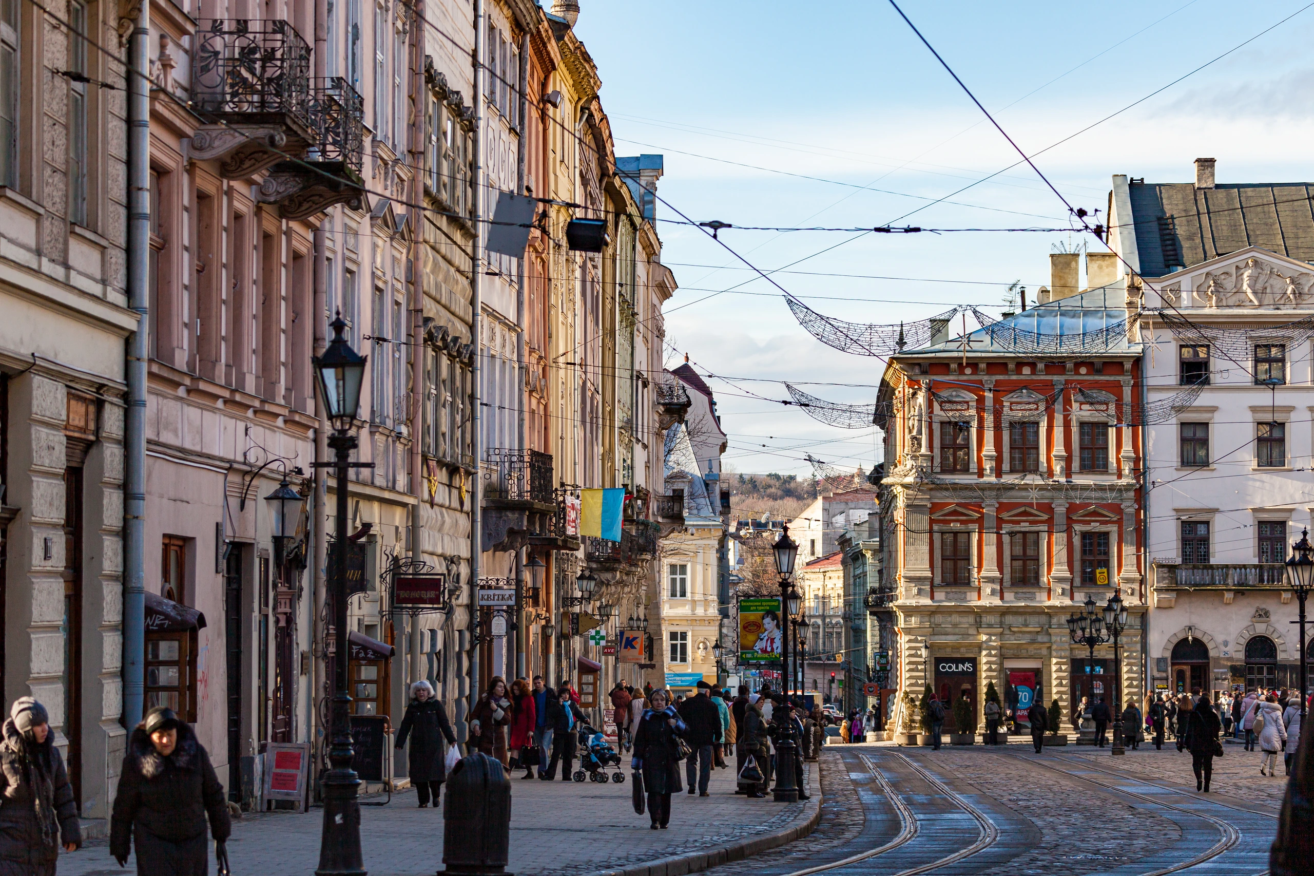 Stadstransport i Lviv, Ukraina