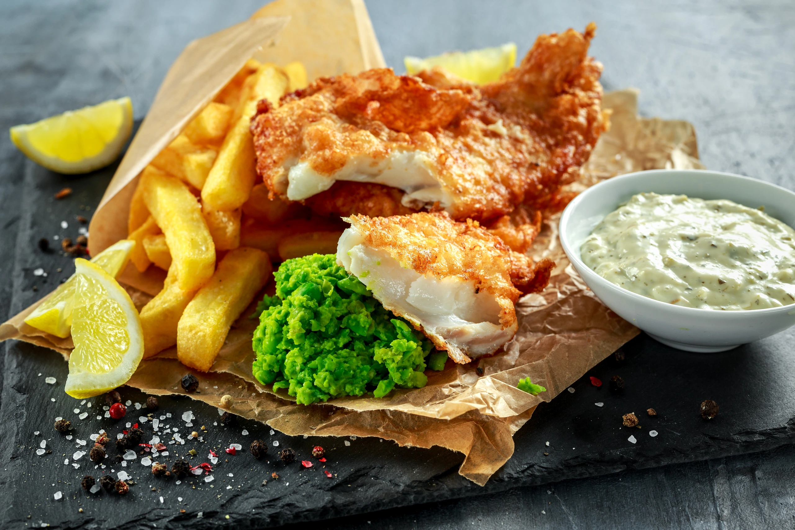 Fish and chips, Storbritannien