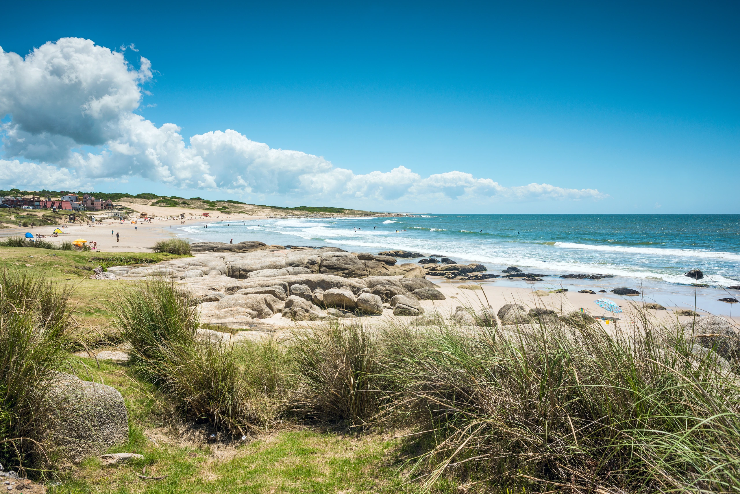 Punta del Diablo strand, Rocha, Uruguay