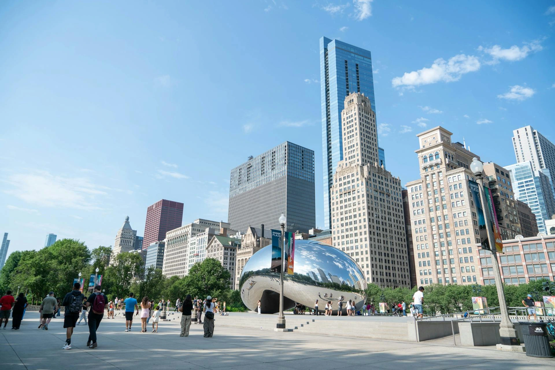 Cloud Gate i Chicago, USA