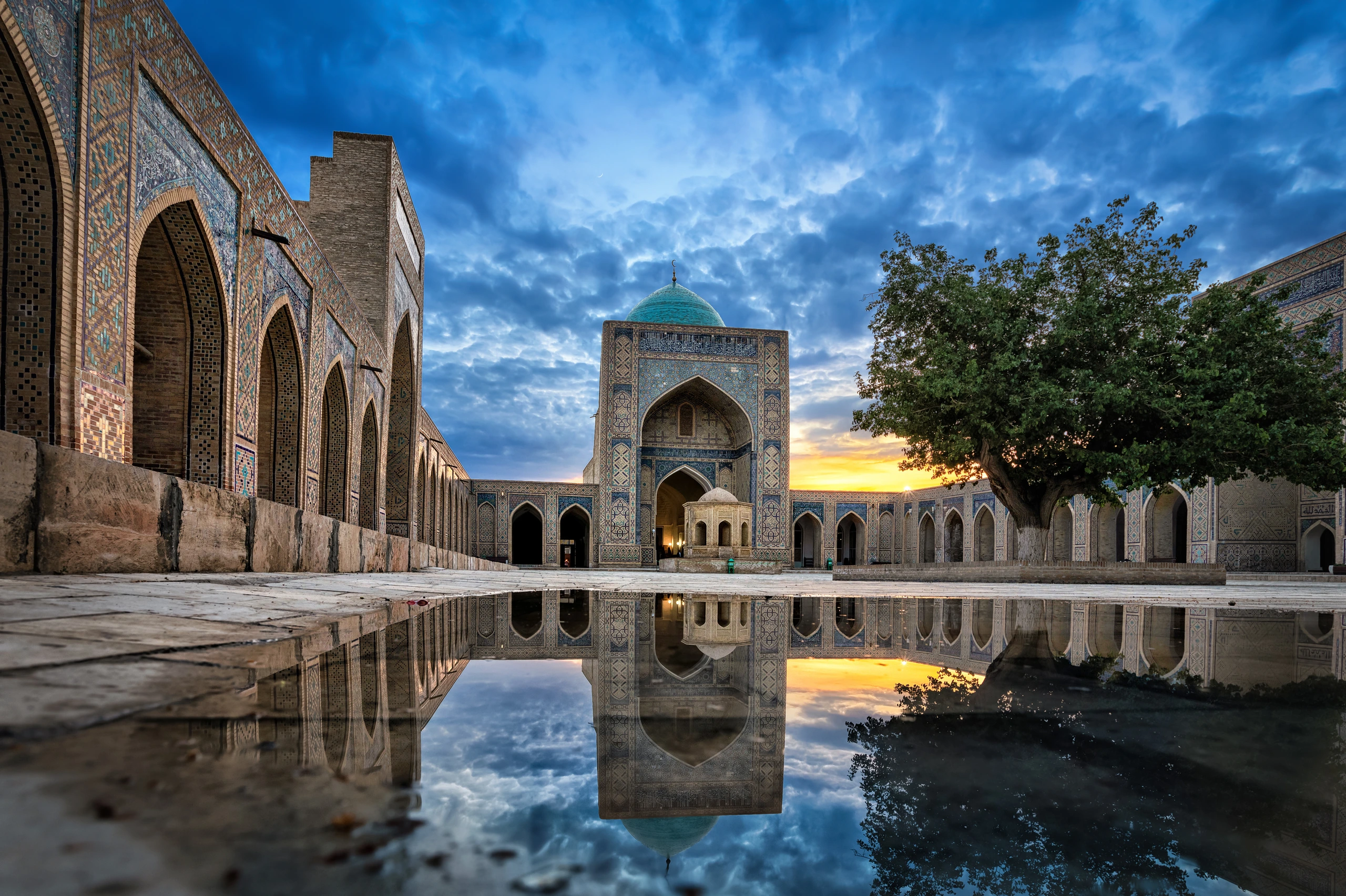 Kalyan moskén i Bukhara, Uzbekistan
