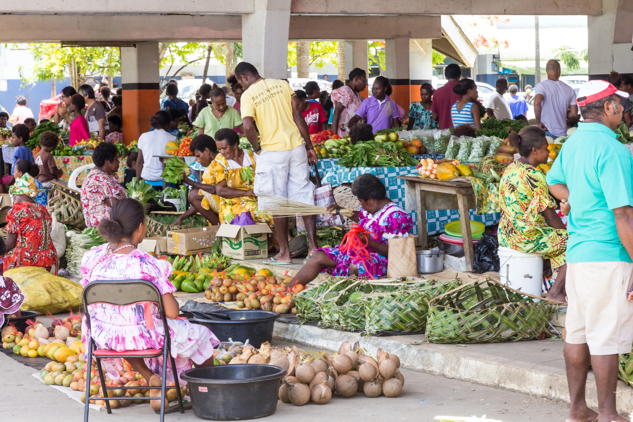 Frukt- och grönsaksmarknad i Vanuatu
