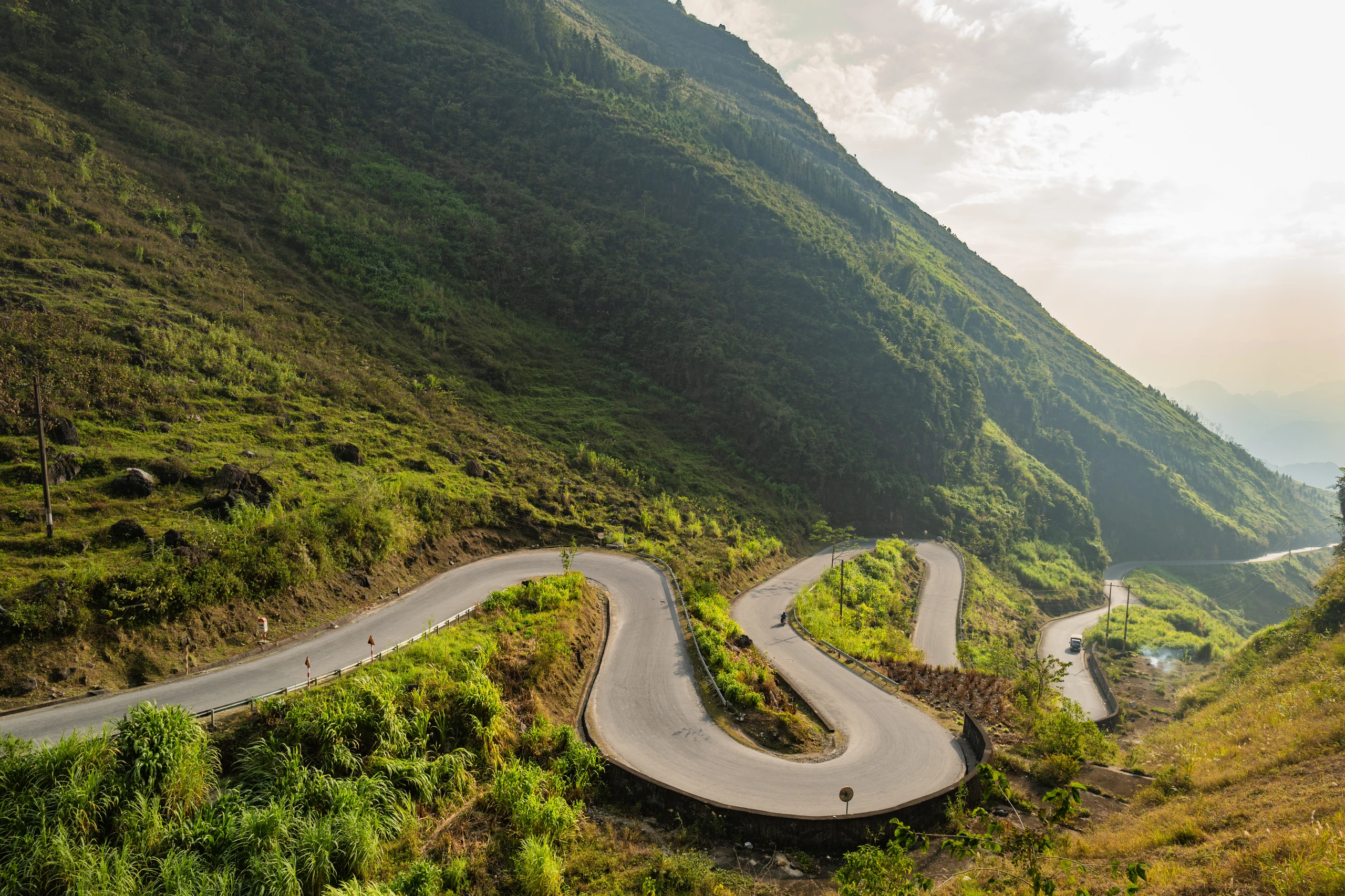 Landskap i Ha Giang, Vietnam