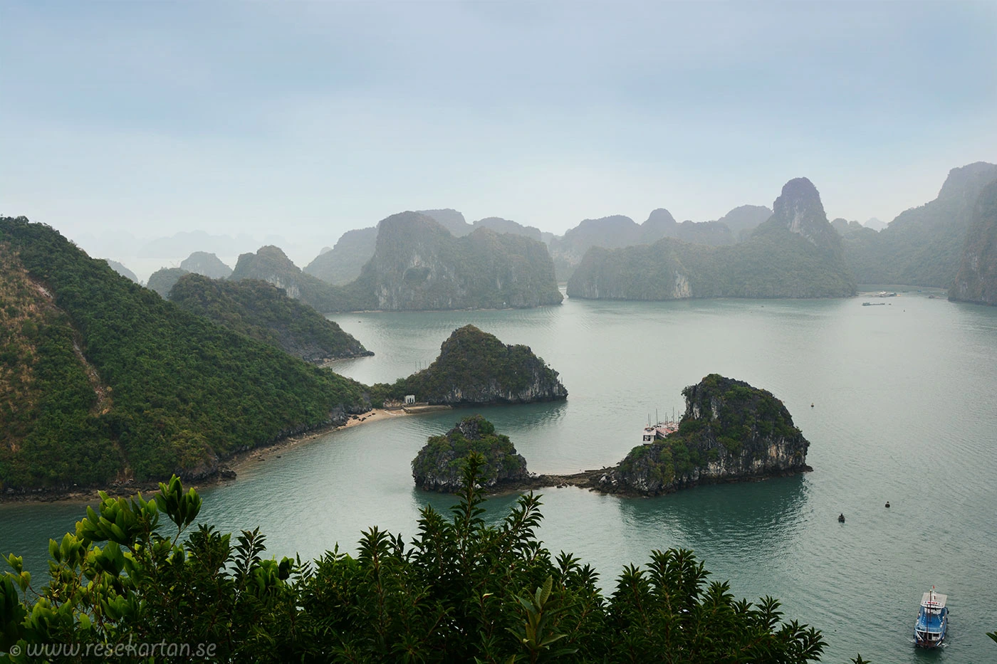Utsiktspunkt på Titop Island, Vietnam