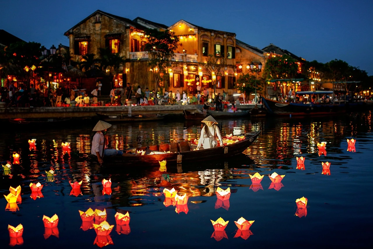Lanternor i Hoi An, Vietnam