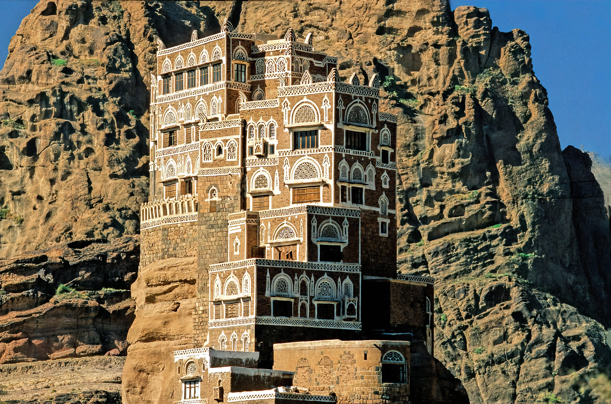 Dar al-Hajar palats i Wadi Dhahr, Jemen