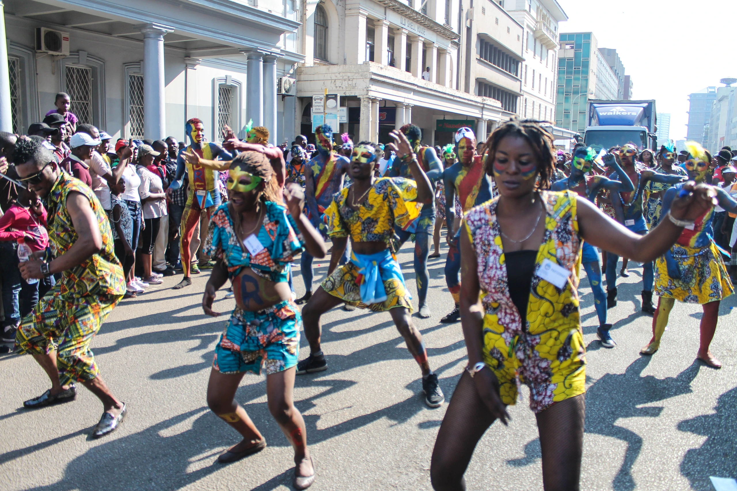 Harare Carnival-dansare, Zimbabwe