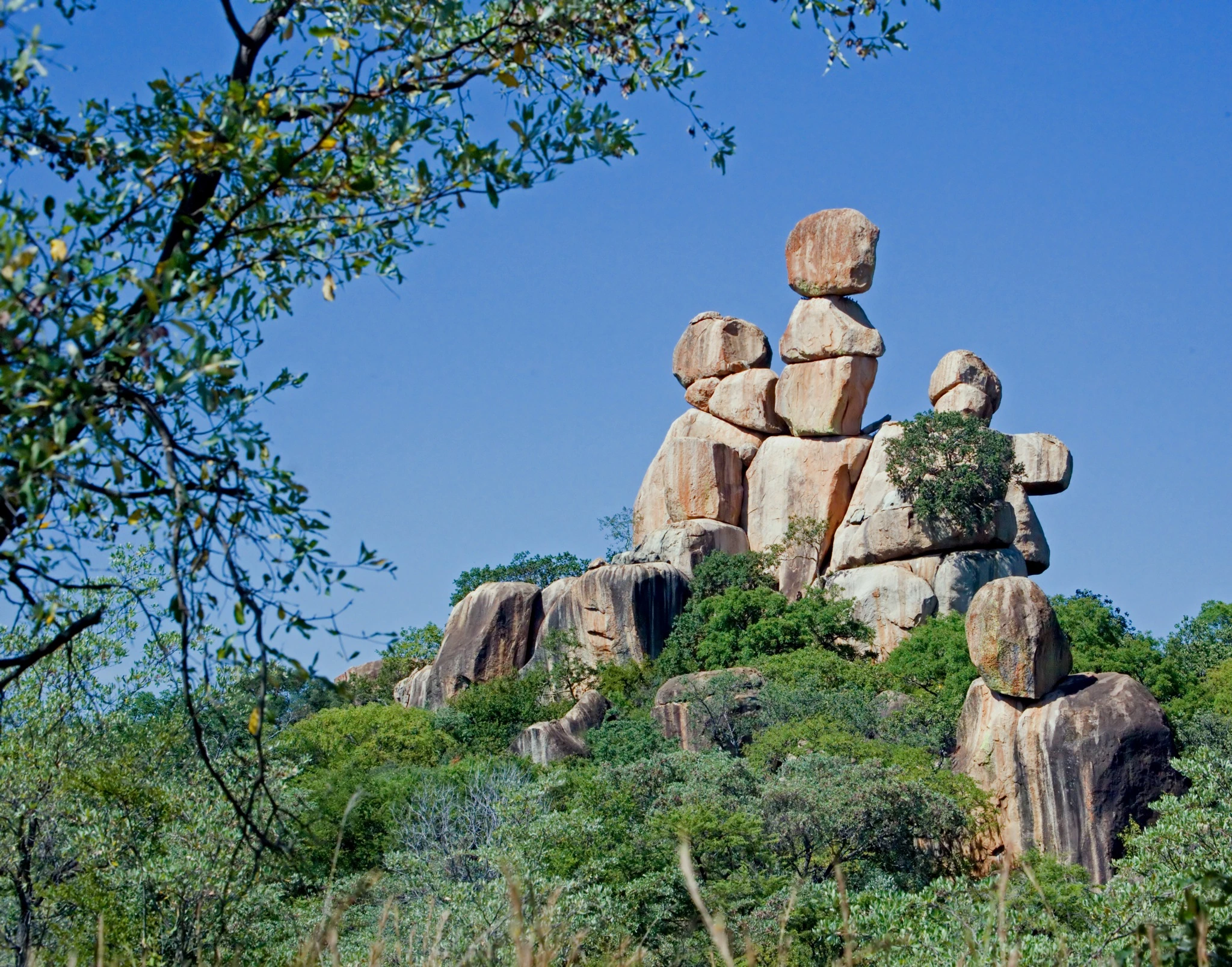 Balancing Rocks i Matopos National Park, Zimbabwe